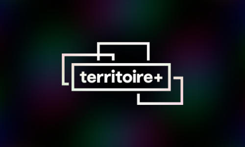 Identité visuelle de Territoire+ par Yann Febvre.