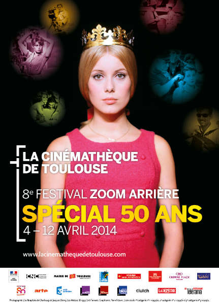 Catherine Deneuve, reine du 8e festival “Zoom arrière, spécial 50 ans” à la Cinémathèque de Toulouse. Annonce presse de l'évènement par Yann Febvre.