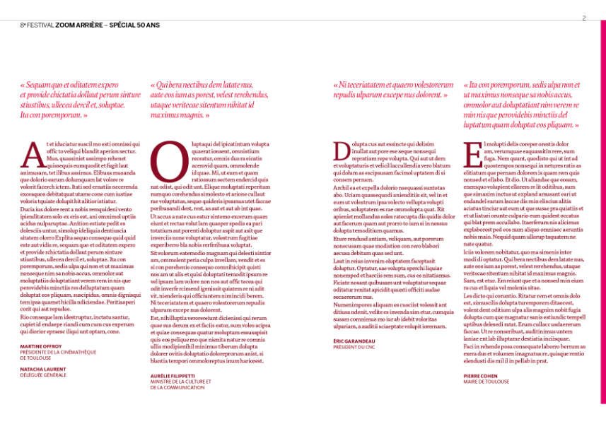 Catherine Deneuve, reine du 8e festival “Zoom arrière, spécial 50 ans” à la Cinémathèque de Toulouse. Programme de l'évènement par Yann Febvre.