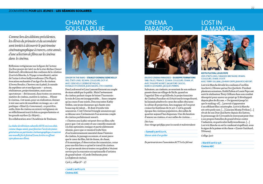 Catherine Deneuve, reine du 8e festival “Zoom arrière, spécial 50 ans” à la Cinémathèque de Toulouse. Programme de l'évènement par Yann Febvre.