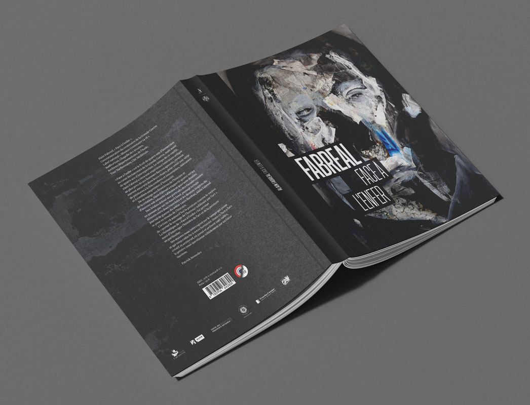 Une histoire ! Édition “Face à l'enfer” d'Alain Fabreal. Design graphique par Yann Febvre.