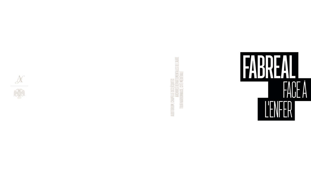 Une histoire ! Édition “Face à l'enfer” d'Alain Fabreal. Design graphique par Yann Febvre.