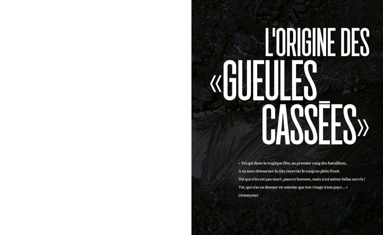 Une histoire ! Édition “Face à l'enfer” d'Alain Fabreal. Design graphique par Yann Febvre.