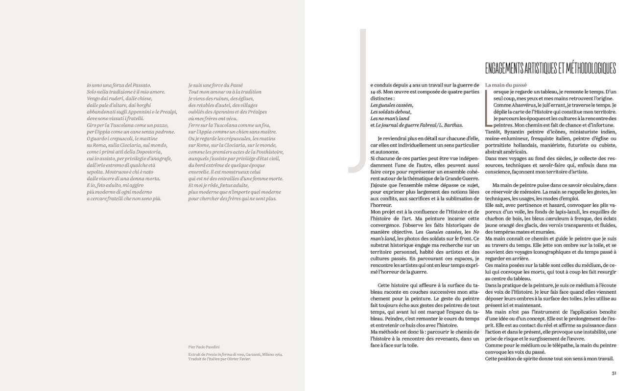 Une histoire ! Édition “Face à l'enfer” d'Alain Fabreal. Design graphique par Yann Febvre.