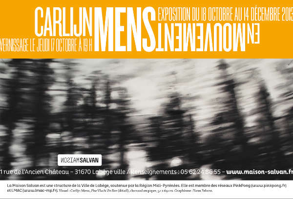 Tout bouge ! Exposition “En mouvement” de Carlijn Mens à la Maison Salvan. Annonce presse par Yann Febvre.