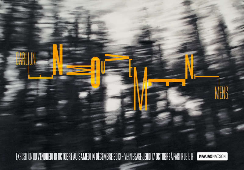 Tout bouge ! Exposition “En mouvement” de Carlijn Mens à la Maison Salvan. Flyer par Yann Febvre.