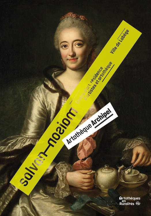 Identité visuelle de “L’Artothèque Archipel” de la Maison Salvan, par Yann Febvre.